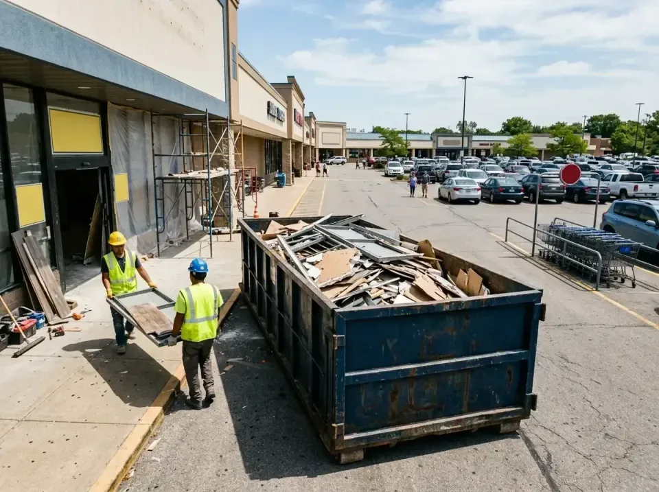 retail-store-renovation-debris-003 — frequently asked questions, Roll-off Dumpster Rentals in Air Force Academy, CO